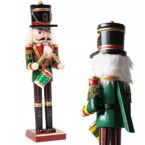 DREWNIANY DZIADEK DO ORZECHÓW DREWNO DUŻA FIGURKA OZDOBA XL