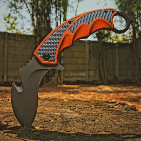 FOXTER® NÓŻ KARAMBIT SKŁADANY CARAMBIT CS GO PAZUR 20CM
