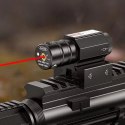 GENETIC® CELOWNIK LASEROWY LASER CZERWONY WSKAŹNIK 11-22MM WIATRÓWKA ASG RED DOT
