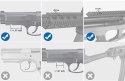 GENETIC® CELOWNIK LASEROWY LASER CZERWONY WSKAŹNIK 11-22MM WIATRÓWKA ASG RED DOT