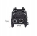 GENETIC® CELOWNIK LASEROWY PODLUFOWY LASER CZERWONY WSKAŹNIK 22MM WIATRÓWKA ASG RED DOT