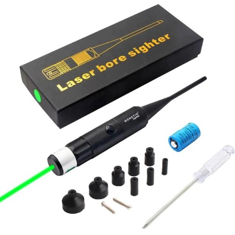 GENETIC® LASER DO KALIBRACJI OPTYKI BRONI LUNET KALIBRATOR DO LUFY ZIELONY