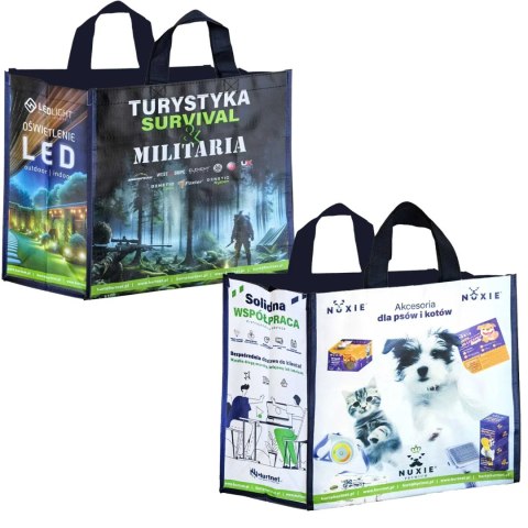 TORBA NA ZAKUPY WIELOKROTNEGO UŻYTKU WIELORAZOWA EKOLOGICZNA EKO TOREBKA SHOPPER
