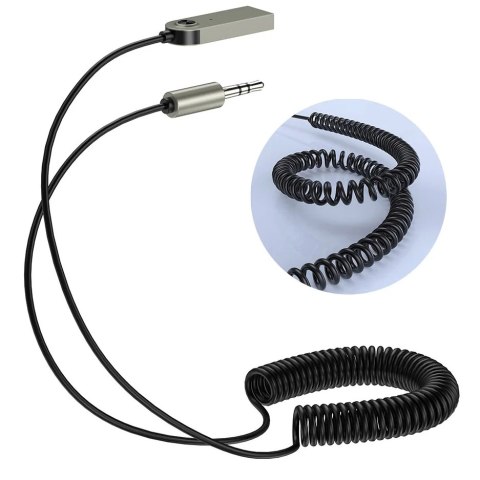 TRANSMITER ADAPTER ODBIORNIK AUDIO BLUETOOTH BT 5.3 AUX DO SAMOCHODU