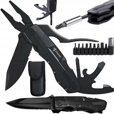 FOXTER® MULTITOOL RX NARZĘDZIE WIELOFUNKCYJNE SURVIVAL ETUI 16W1