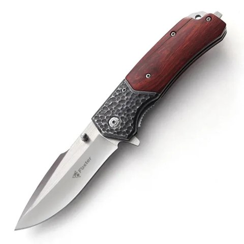 FOXTER® NÓŻ SKŁADANY RATOWNICZY MYŚLIWSKI SURVIVAL 21CM