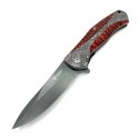 FOXTER® NÓŻ SKŁADANY RATOWNICZY MYŚLIWSKI SURVIVAL 22CM