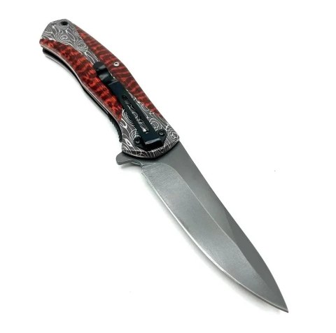 FOXTER® NÓŻ SKŁADANY RATOWNICZY MYŚLIWSKI SURVIVAL 22CM