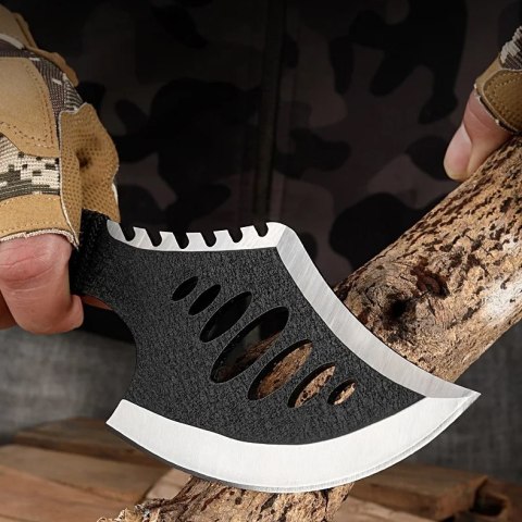 FOXTER® TOPOREK NÓŻ SIEKIERA TASAK TOPÓR SOLIDNY POKROWIEC 27CM