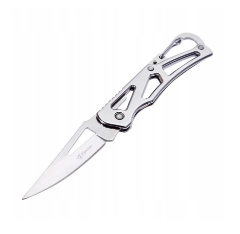 NÓŻ SKŁADANY SCYZORYK CHROMOWANY LEKKI KARABIŃCZYK 14CM