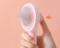 NUXIE® SZCZOTKA DO SIERŚCI DLA PSA KOTA SAMOCZYSZCZĄCA 19CM