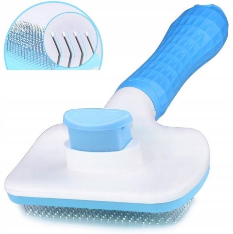 NUXIE® SZCZOTKA DO SIERŚCI DLA PSA KOTA SAMOCZYSZCZĄCA
