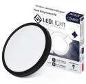 PLAFON LED PANEL NATYNKOWY NIEMRUGAJĄCY CZARNY CCD BIAŁY CIEPŁY 18W
