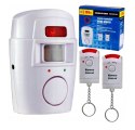 ALARM BEZPRZEWODOWY CZUJNIK RUCHU 105DB + 2 PILOTY