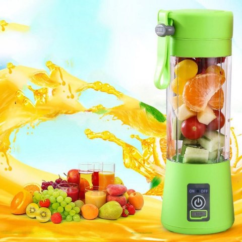 BLENDER MIKSER TURYSTYCZNY USB AKUMULATOR 4 NOŻE 380ML