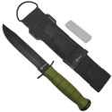 FOXTER® NÓŻ TAKTYCZNY WOJSKOWY MYŚLIWSKI POKROWIEC OSEŁKA 26CM