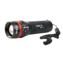 GENETIC® LATARKA KIESZONKOWA LED XML T6 METALOWA SZPERACZ ZOOM