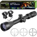 GENETIC® LUNETA CELOWNICZA 3-9X40 ZOOM CELOWNIK OPTYCZNY KRZYŻ SIATKA MIL-DOT + PODWÓJNY MONTAŻ PREMIUM