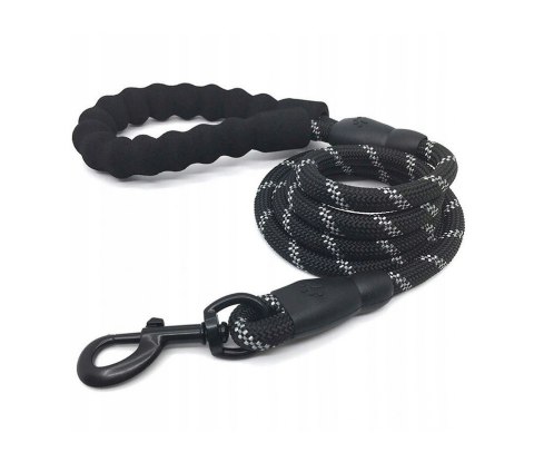 NUXIE® MOCNA SMYCZ DLA SILNYCH PSÓW PSA ODBLASKOWA GRUBA 1,3CM 310CM 50KG