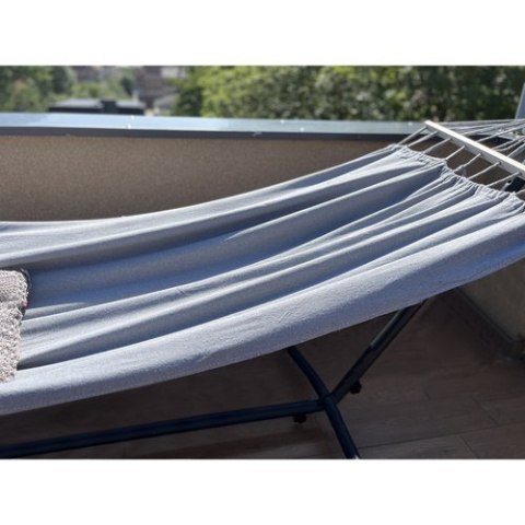 Hamak ogrodowy 200x150cm Gardlov ze stelażem 25466
