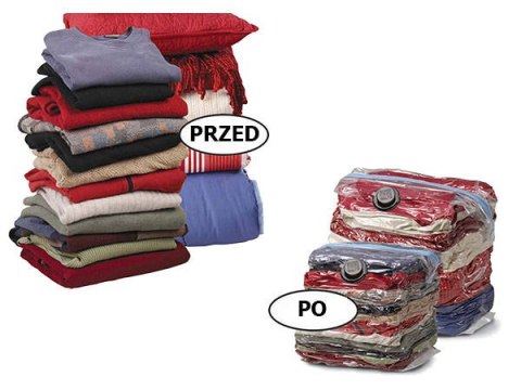 Worki próżniowe 50x60 worek pokrowiec na ubrania