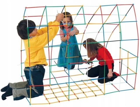BAMP straws 300 pcs. - spatial construction blocks