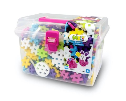 Blocks Constructor Pink Travel Box 500 el.