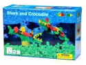 Blocks Shark and Crocodile Box - 200 pcs.
