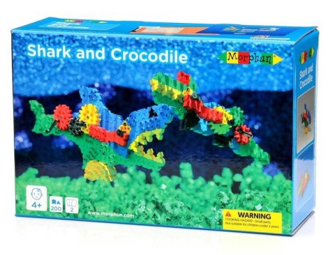 Blocks Shark and Crocodile Box - 200 pcs.