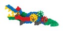 Blocks Shark and Crocodile blocks - 200 pcs.