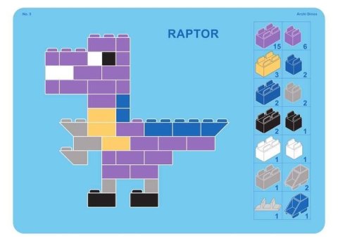 Little Architect - ArchiDinos 750 pcs. - Educational blocks