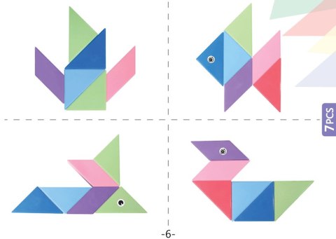 Magnetic Tangram Blocks - Magic Tangram 100pcs.