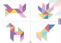 Magnetic Tangram Blocks - Magic Tangram 100pcs.