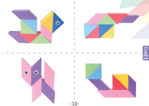 Magnetic Tangram Blocks - Magic Tangram 100pcs.