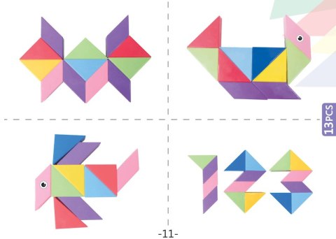 Magnetic Tangram Blocks - Magic Tangram 60 el.