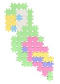 Meli Minis Pastel Edu blocks 1400 el.