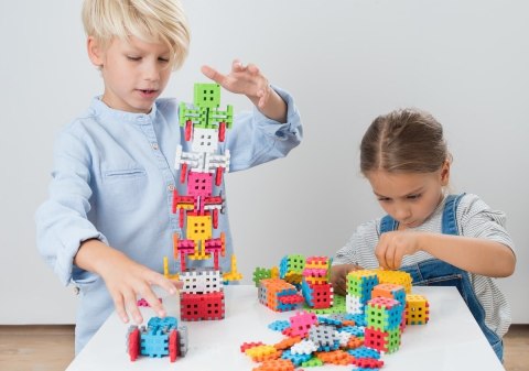 Mini Waffle Pastel 300 pcs. Construction blocks