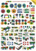 Morphun Motorcycles 360 el. + Crocodiles and gears 251 pcs.