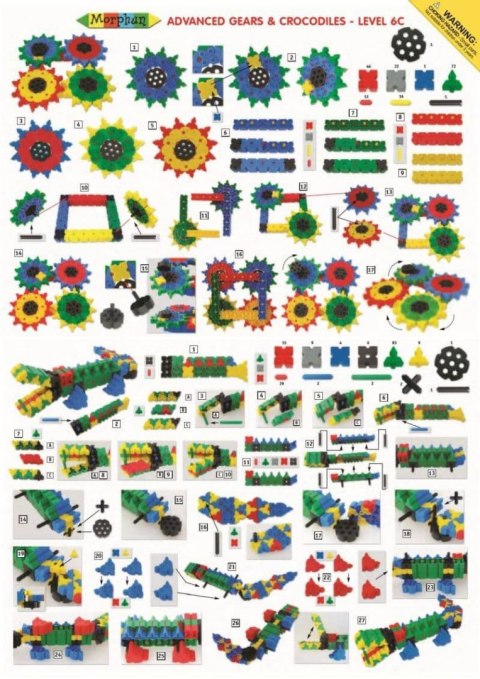 Morphun Motorcycles 360 el. + Crocodiles and gears 251 pcs.