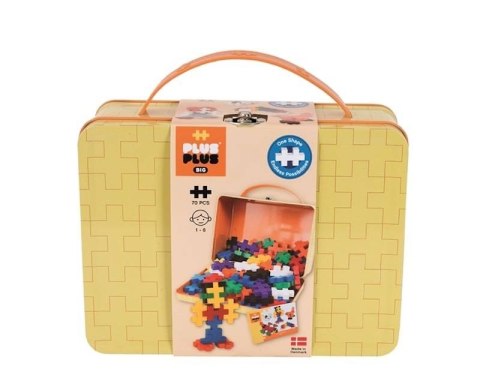 Plus Plus Plus Blocks Big Basic Metal Case 70 pcs.