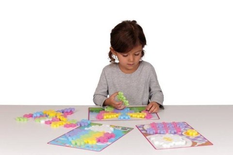 PlusPlus blocks Big Pastel 60 pcs. - picture puzzles