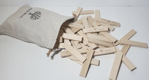 Wooden blocks Koobi boards 12 cm 200 el.