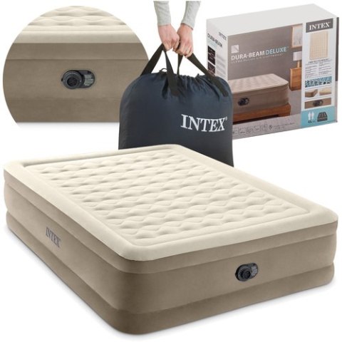 Materac dmuchany z pompką INTEX 64428