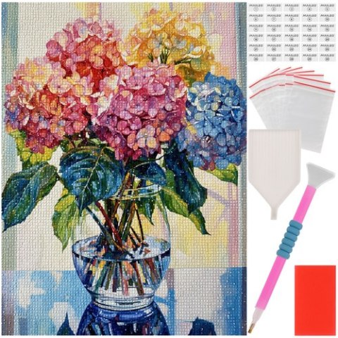 Haft diamentowy "Bukiet" 40x30cm Maaleo 26770