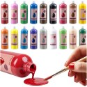 Farby plakatowe- zestaw 18szt x500ml Maaleo 26341