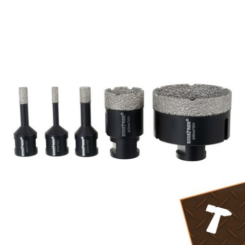 Otwornice diamentowe- zestaw 6szt. Bigstren 27079