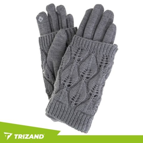 Rękawiczki dotykowe R26073 - szare Trizand