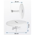 Antena wewnętrzna zewnętrzna TV ultra HD 4K Berdsen BD-955 biała
