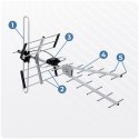 Antena zewnętrzna kierunkowa TV ultra HD 4K Berdsen BD-954