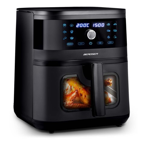 Frytkownica beztłuszczowa Air fryer Berdsen BD-661 czarna